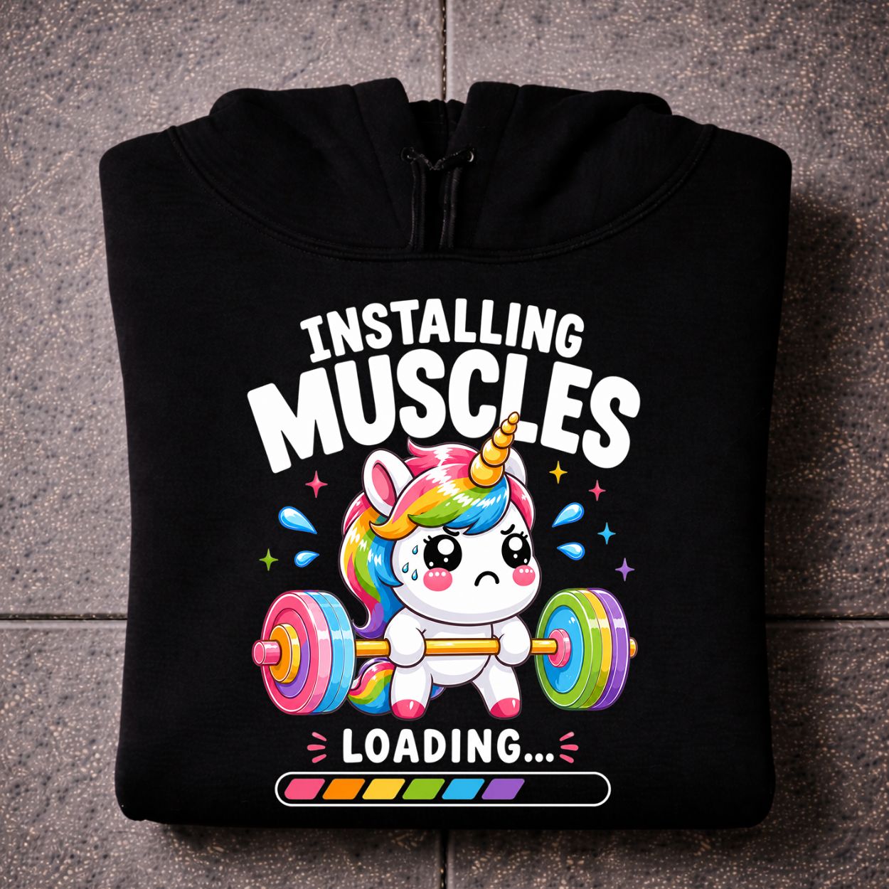 Installing Muscles Oversize Hoodie