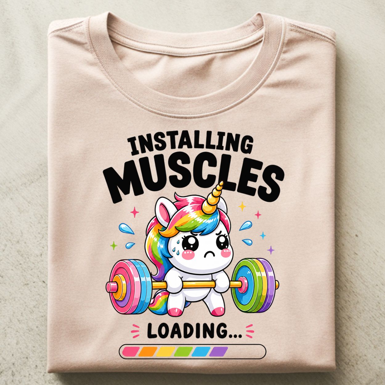 Installing Muscles Shirt