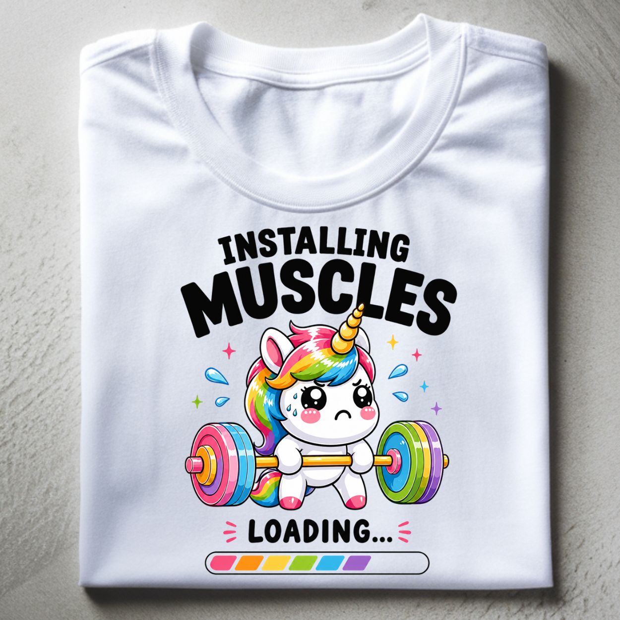 Installing Muscles Shirt