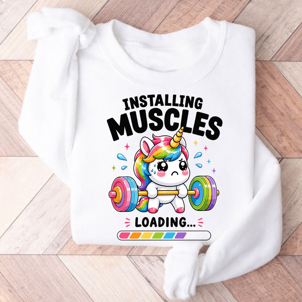 Installing Muscles Sweatshirt