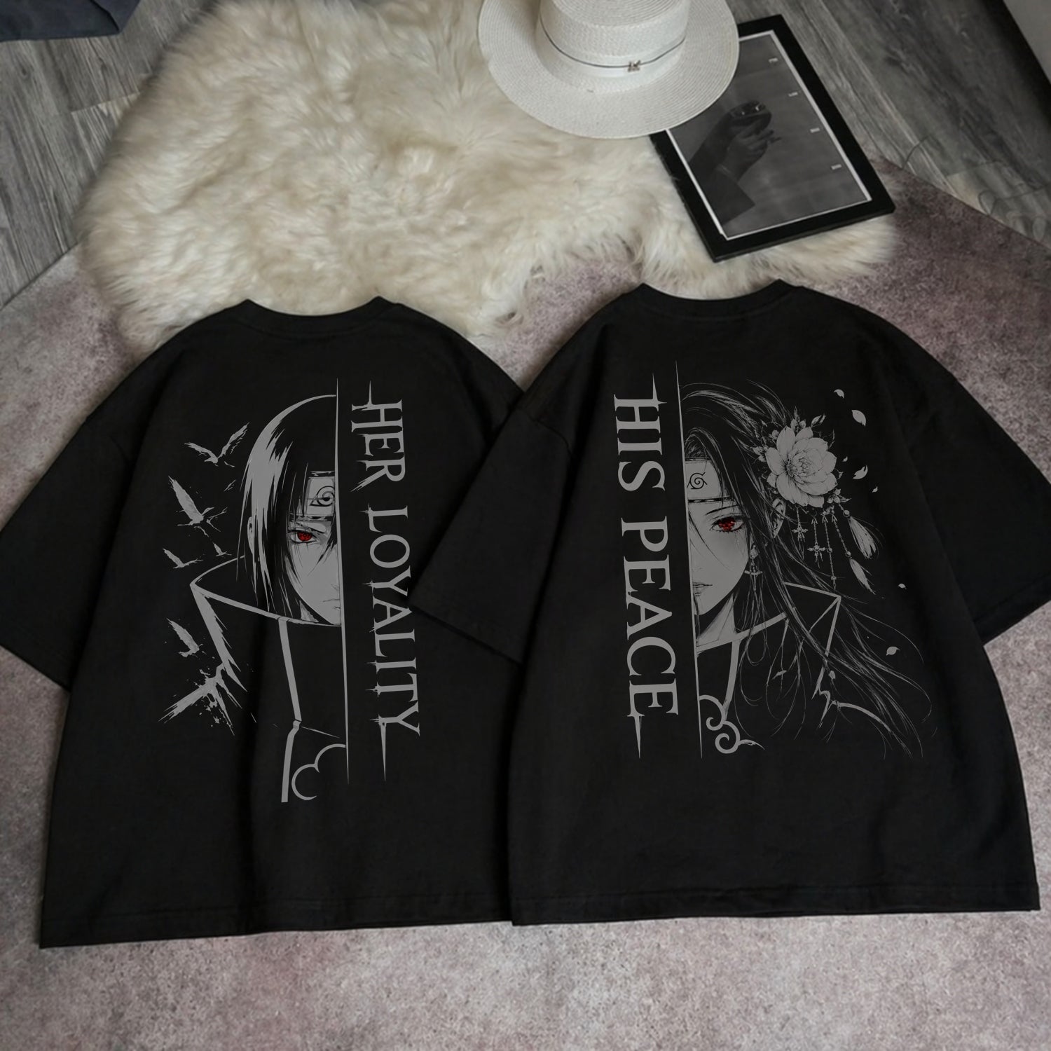 Itachi Izumi Naruto Couple Oversize Shirt