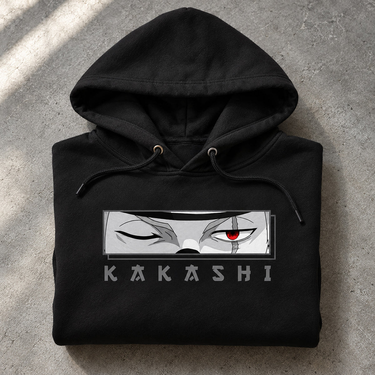 Kakashi Premium Hoodie Schwarz