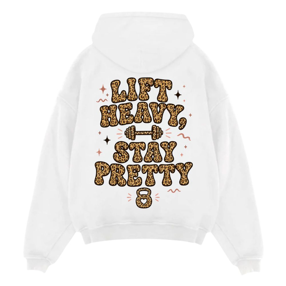 Lift Heavy Stay Pretty Oversize Hoodie