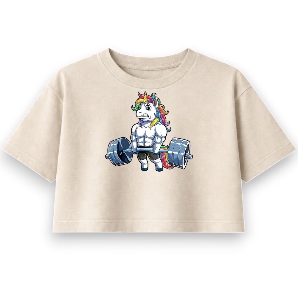 Lifticorn Oversize Crop Top