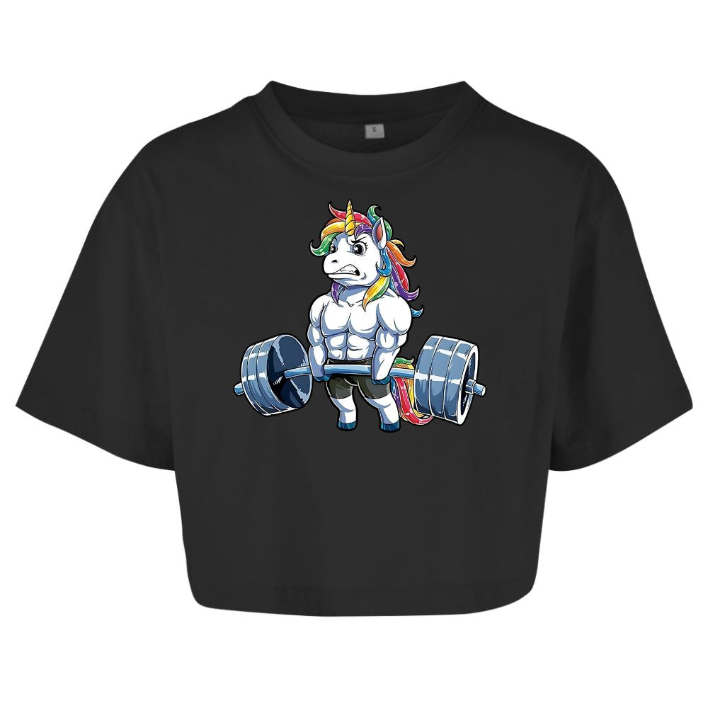 Lifticorn Oversize Crop Top