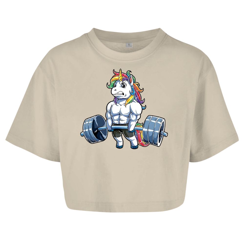 Lifticorn Oversize Crop Top