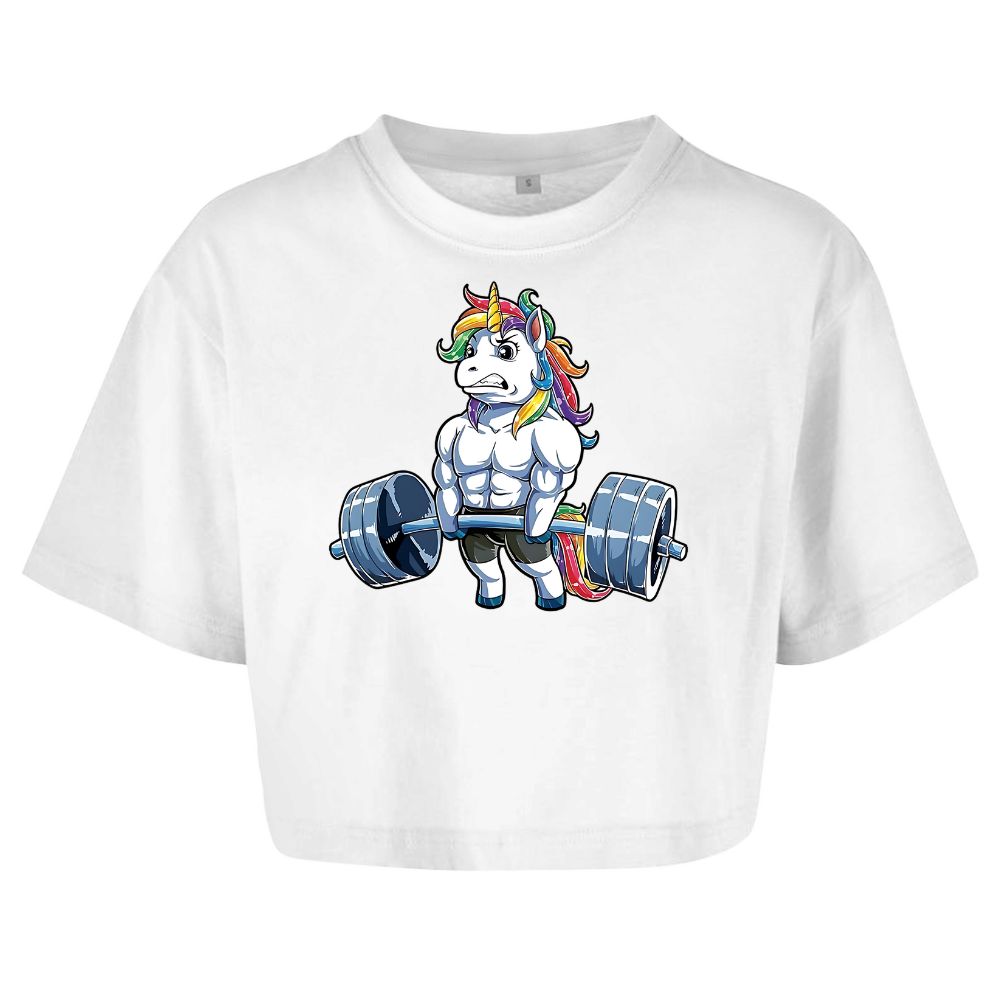 Lifticorn Oversize Crop Top