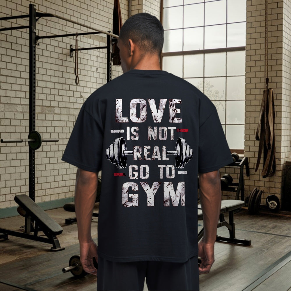 Love Is Not Real Oversize Shirt