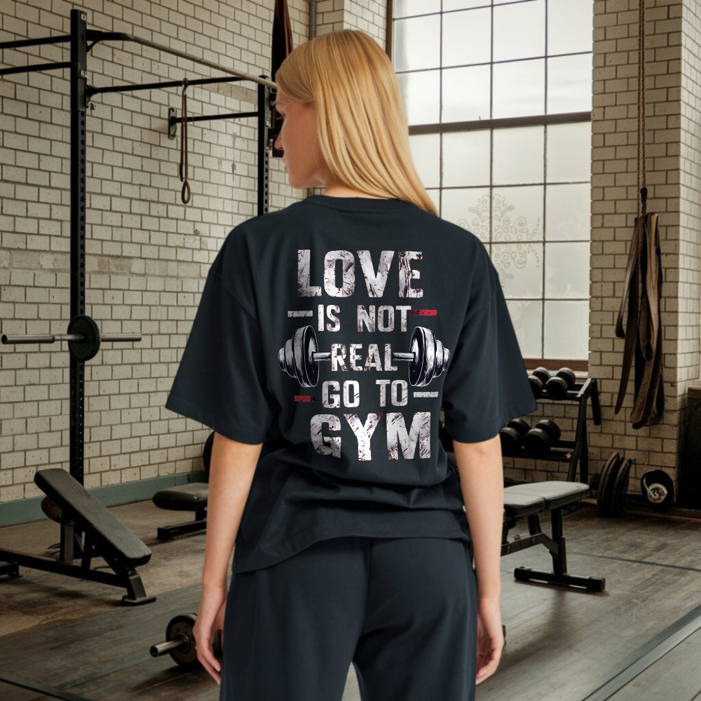 Love Is Not Real Oversize Shirt