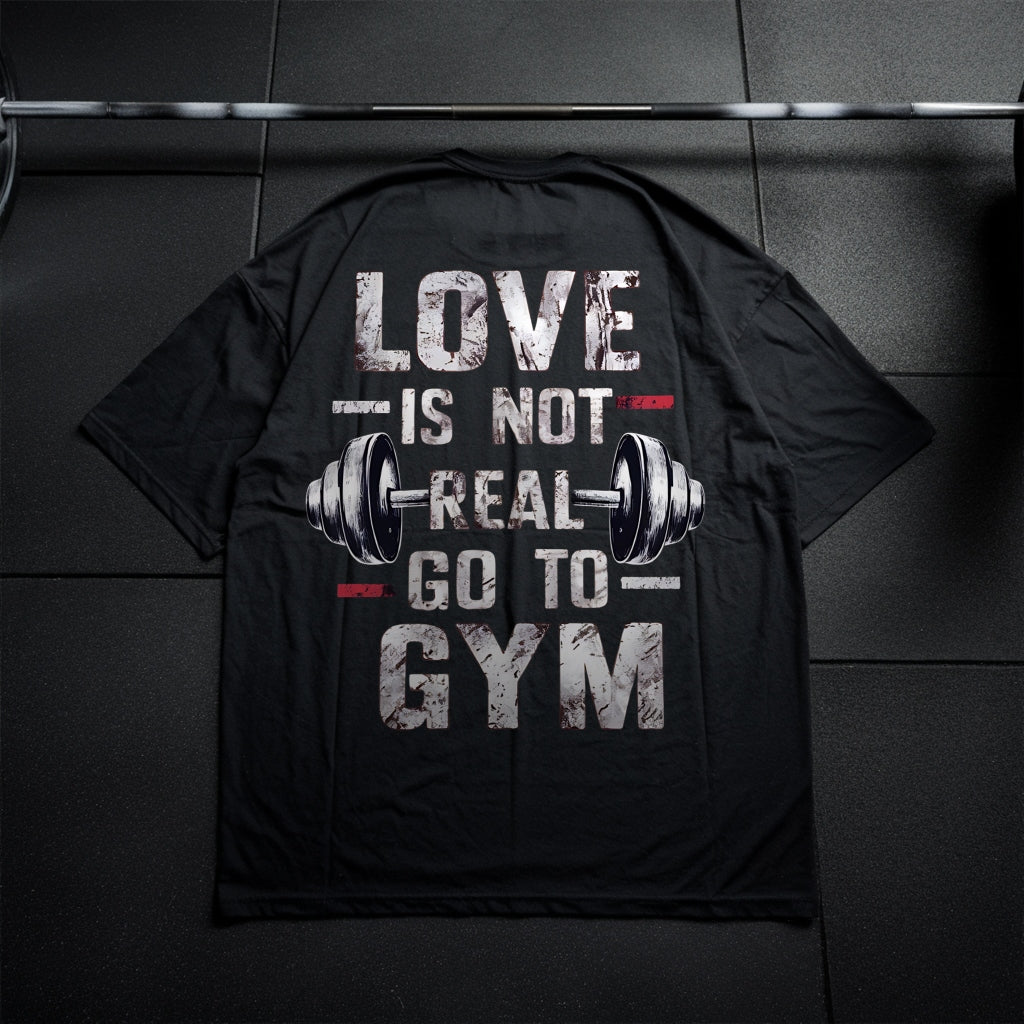 Love Is Not Real Oversize Shirt