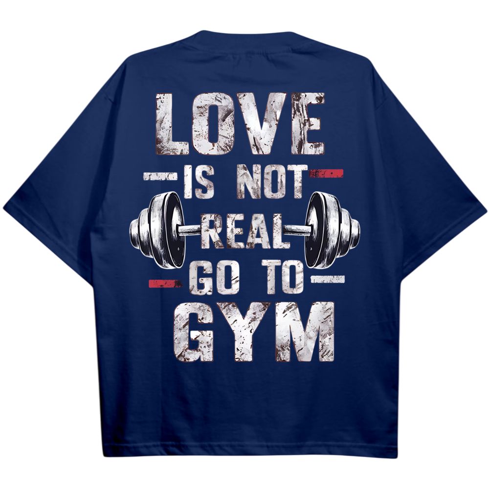 Love Is Not Real Oversize Shirt