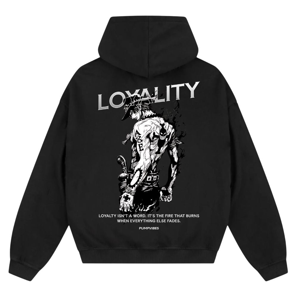 Loyality Oversize Zipper Hoodie