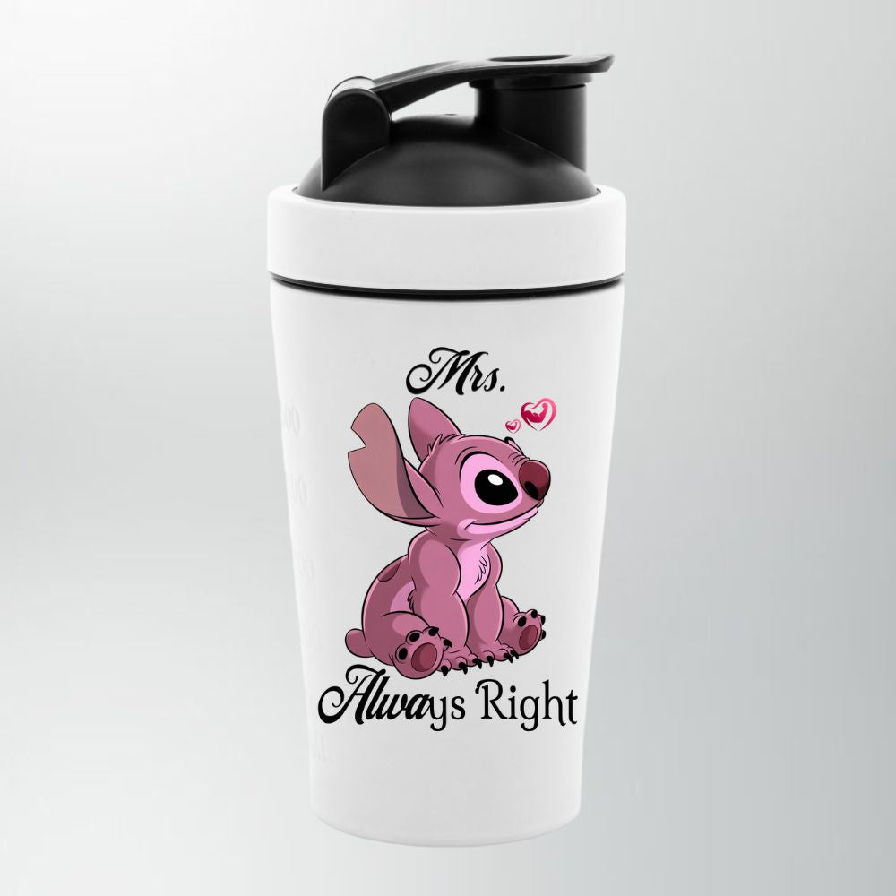 Mrs Always Right Edelstahl Shaker