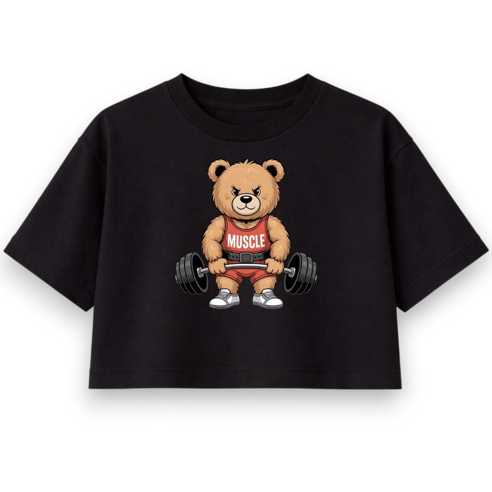 Muscle Teddy Oversize Crop Top