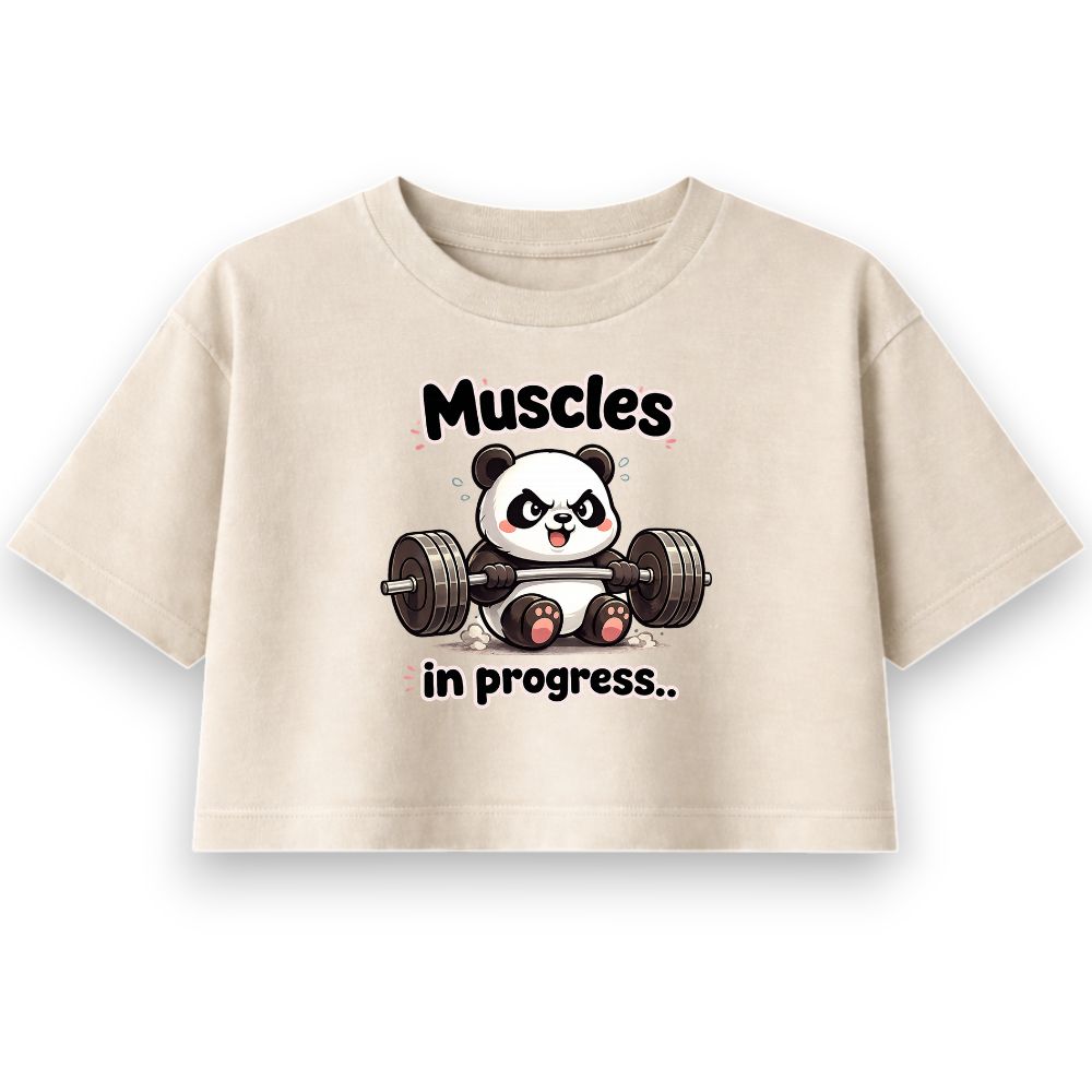 Muscles In Progress Oversize Crop Top