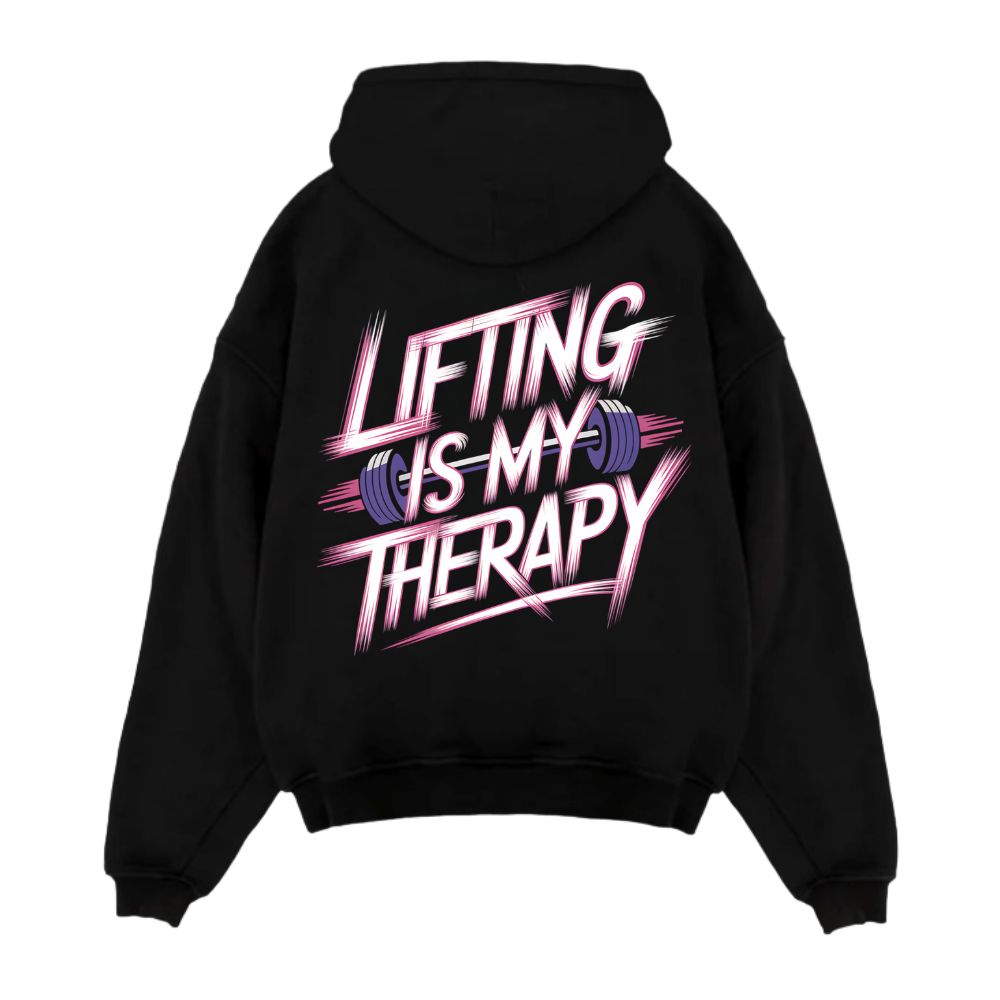 Lifting Is My Therapy Oversize Hoodie