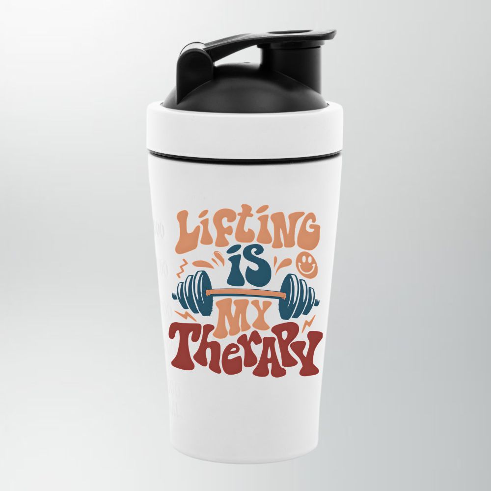 Lifting Is My Therapy Shaker