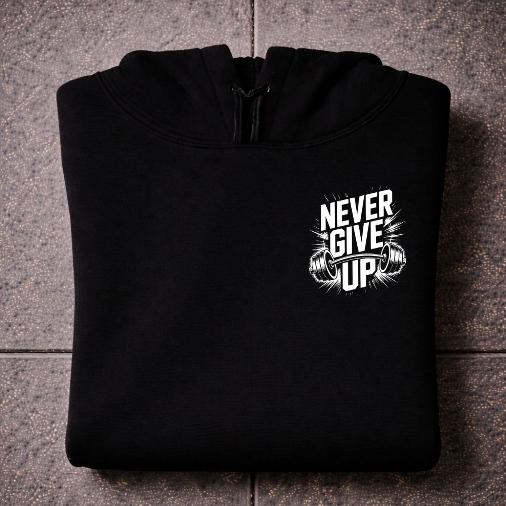 Never Give Up Oversize Hoodie