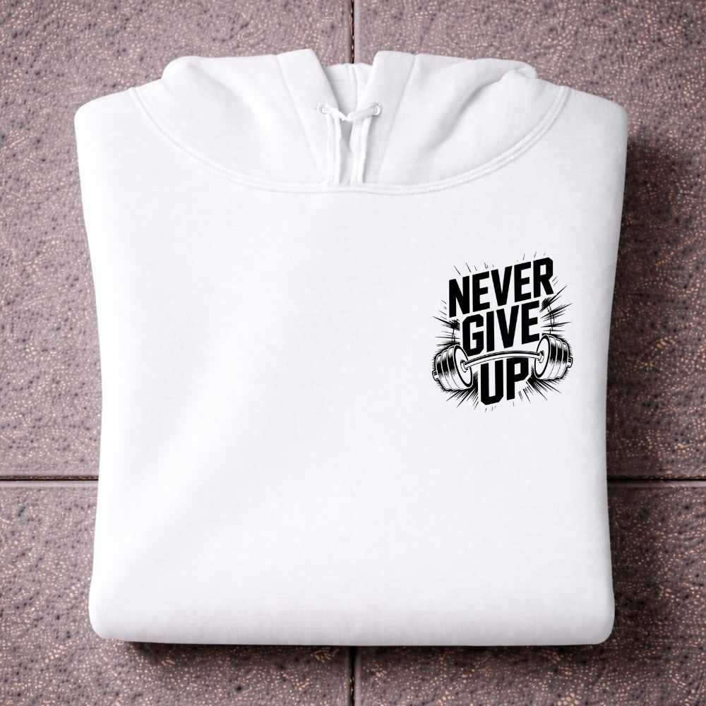 Never Give Up Oversize Hoodie