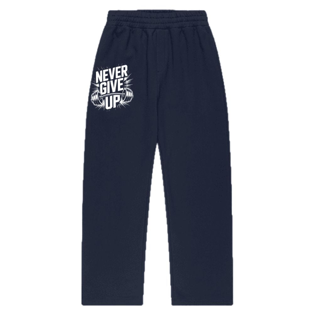 Never Give Up Oversize Jogginghose