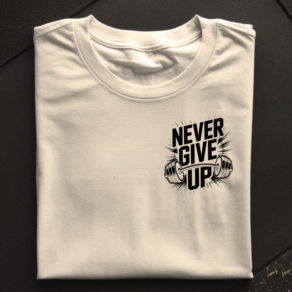 Never Give Up Oversize Shirt