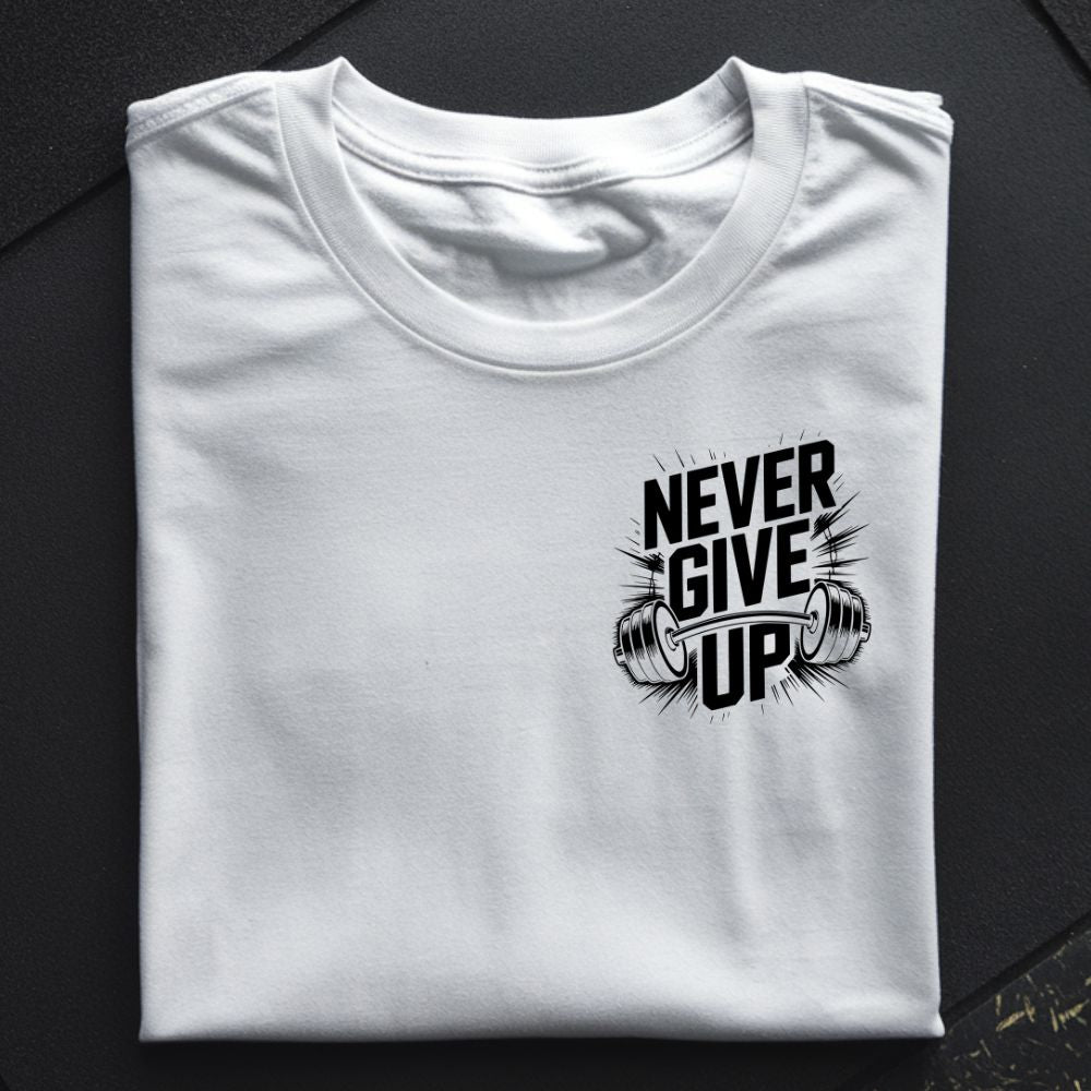 Never Give Up Oversize Shirt