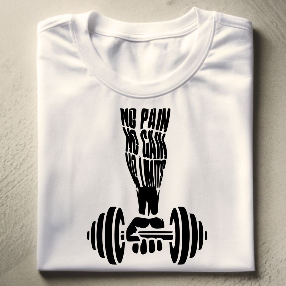 No Pain No Gain Oversize Shirt