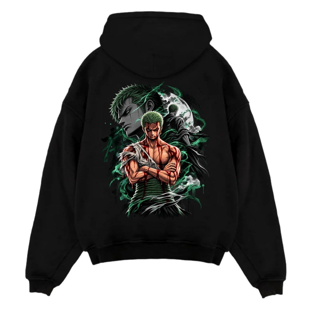 Nothing Happened Oversize Hoodie Schwarz