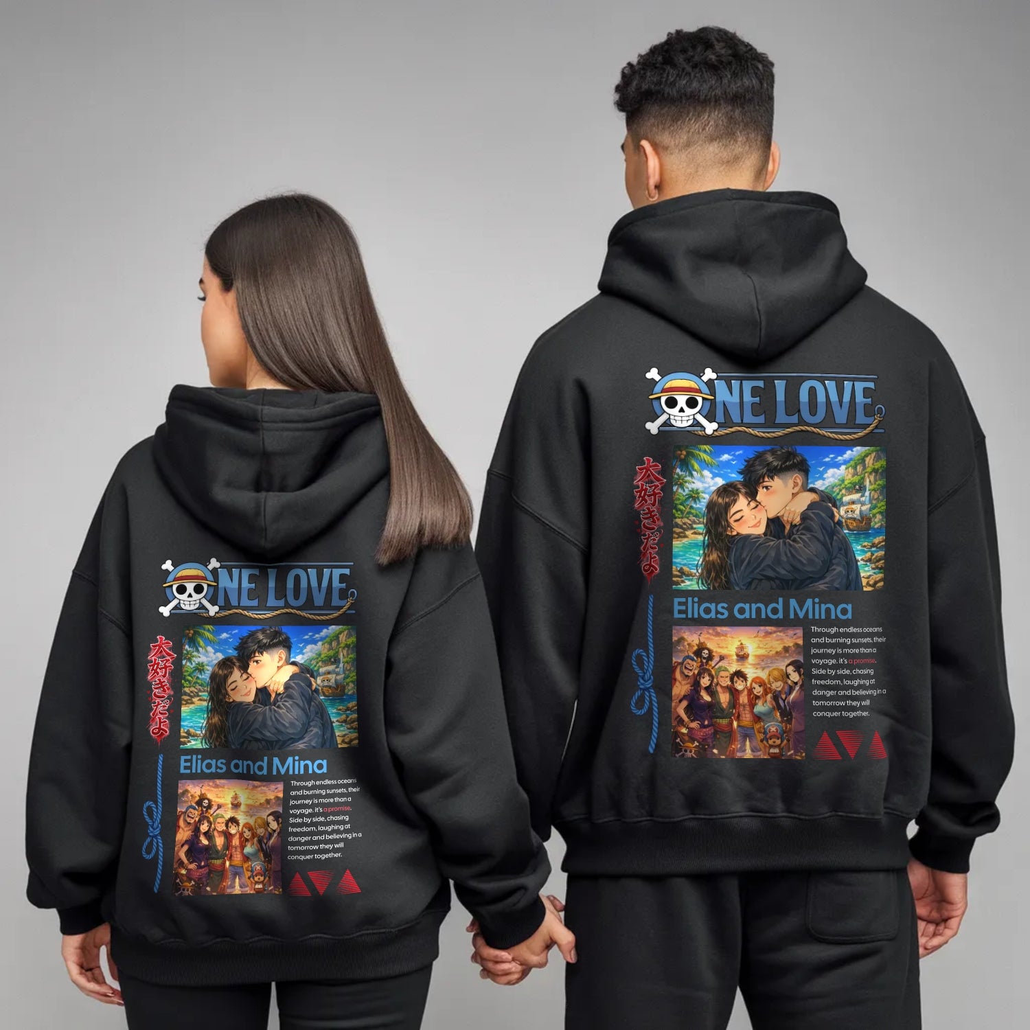 One Love Hoodie Personalisiert