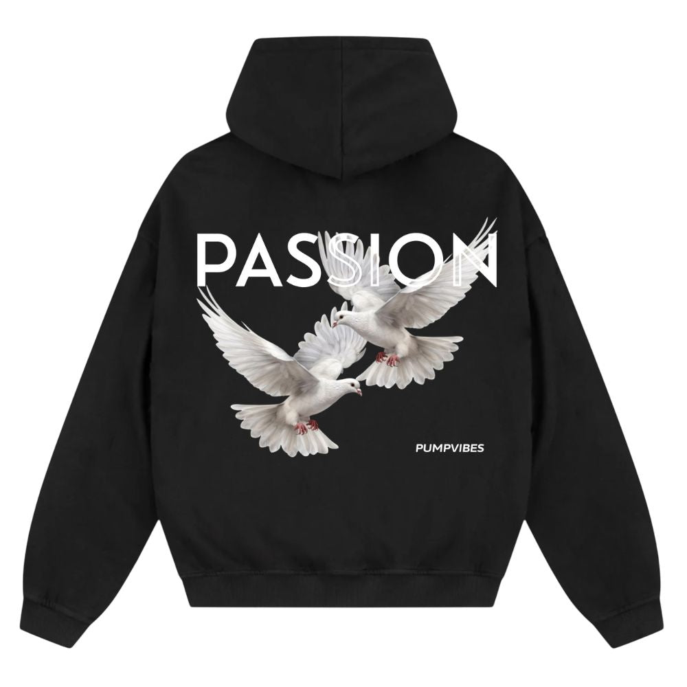 Passion Oversize Zipper Hoodie