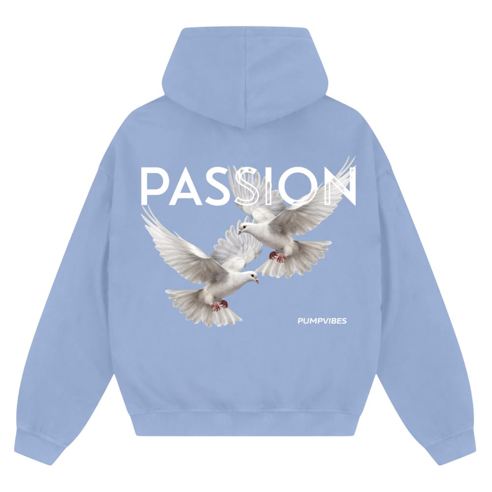 Passion Oversize Zipper Hoodie