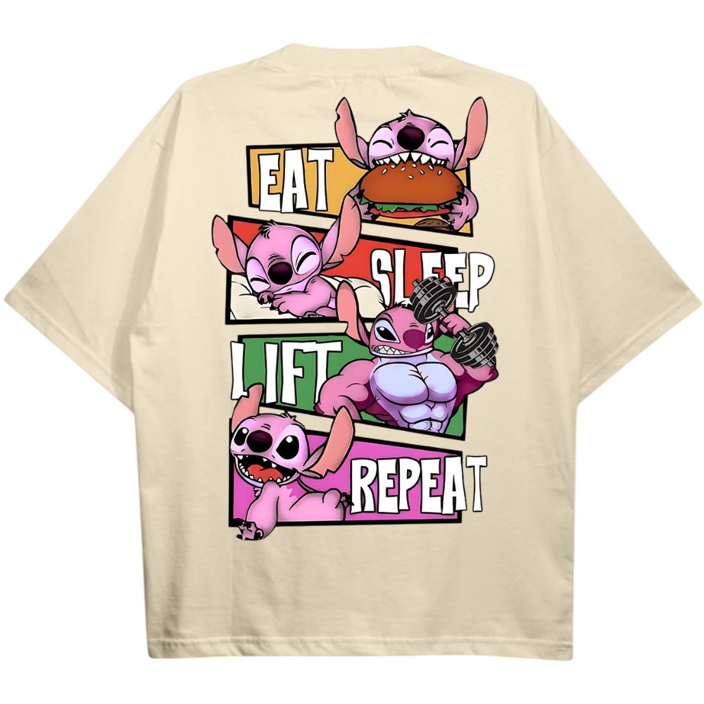 Pink Monster Oversize Shirt