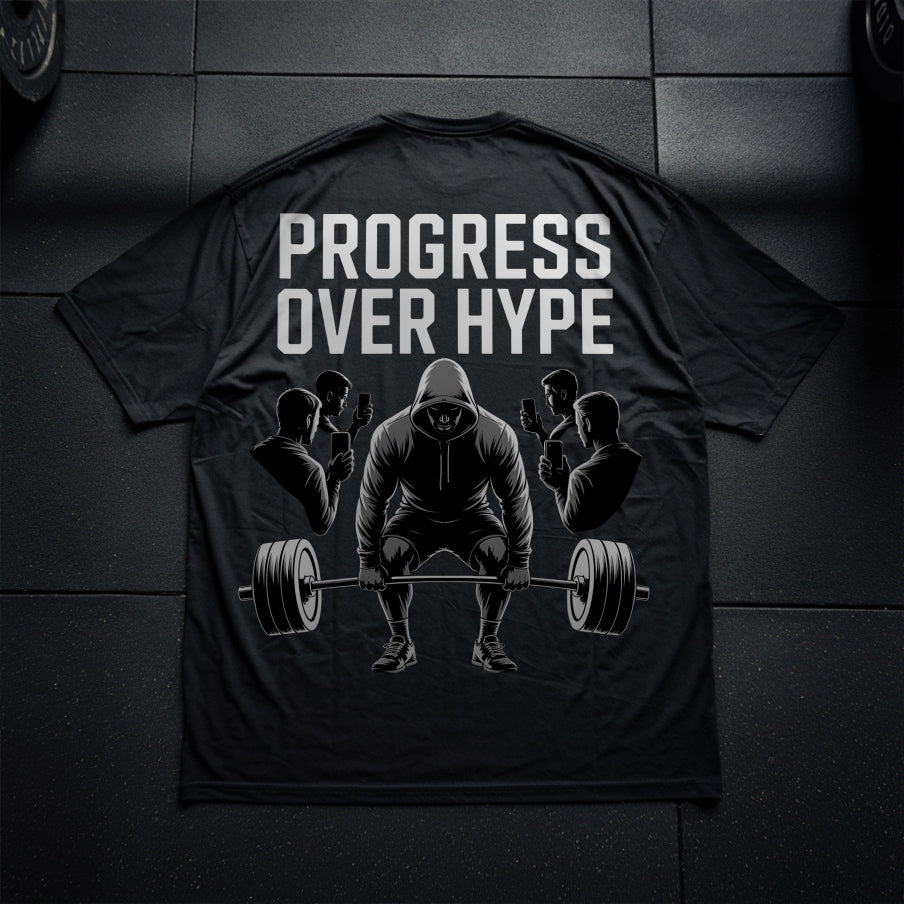 Progress Over Hype Oversize Shirt