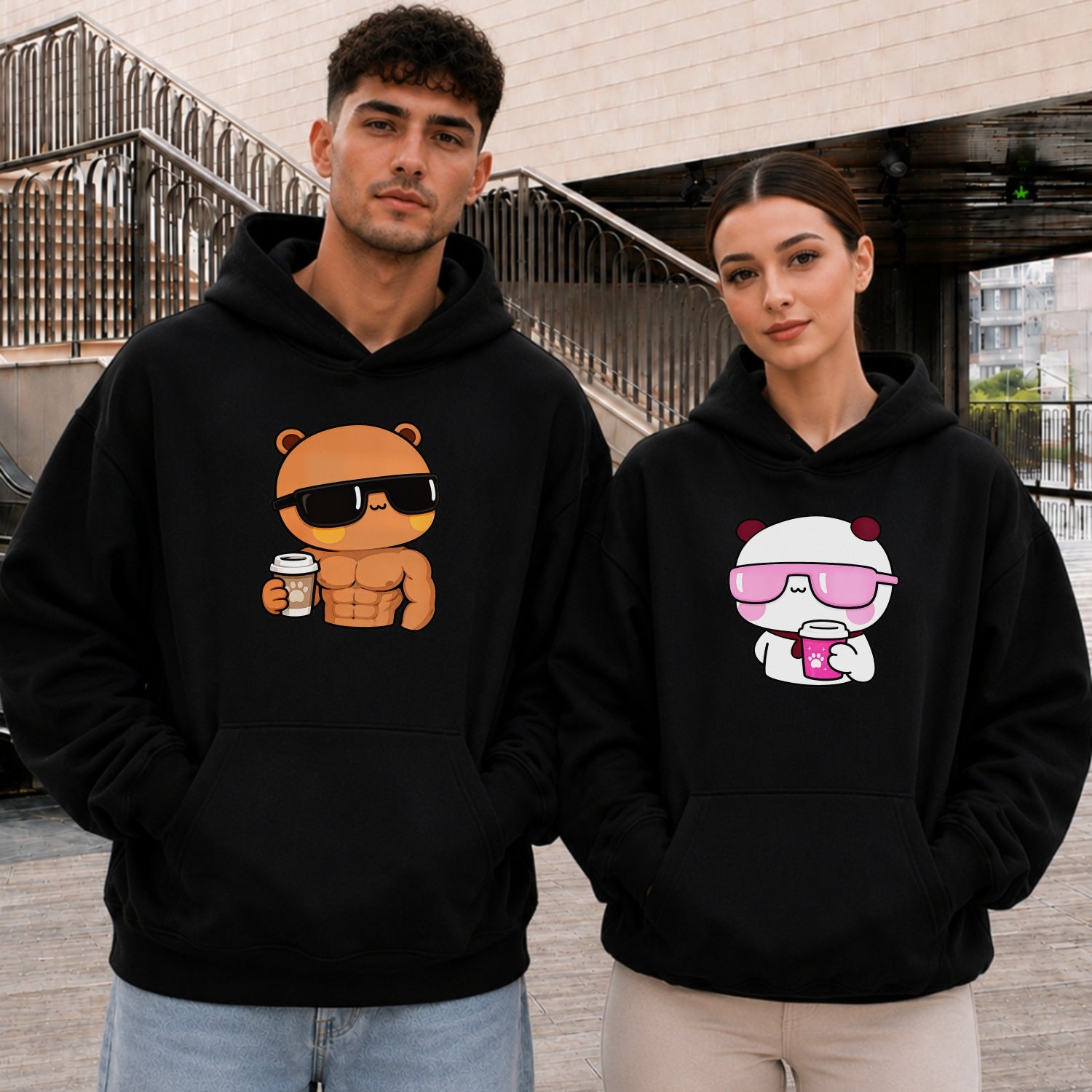 Pumpi Puffy Couple Hoodie