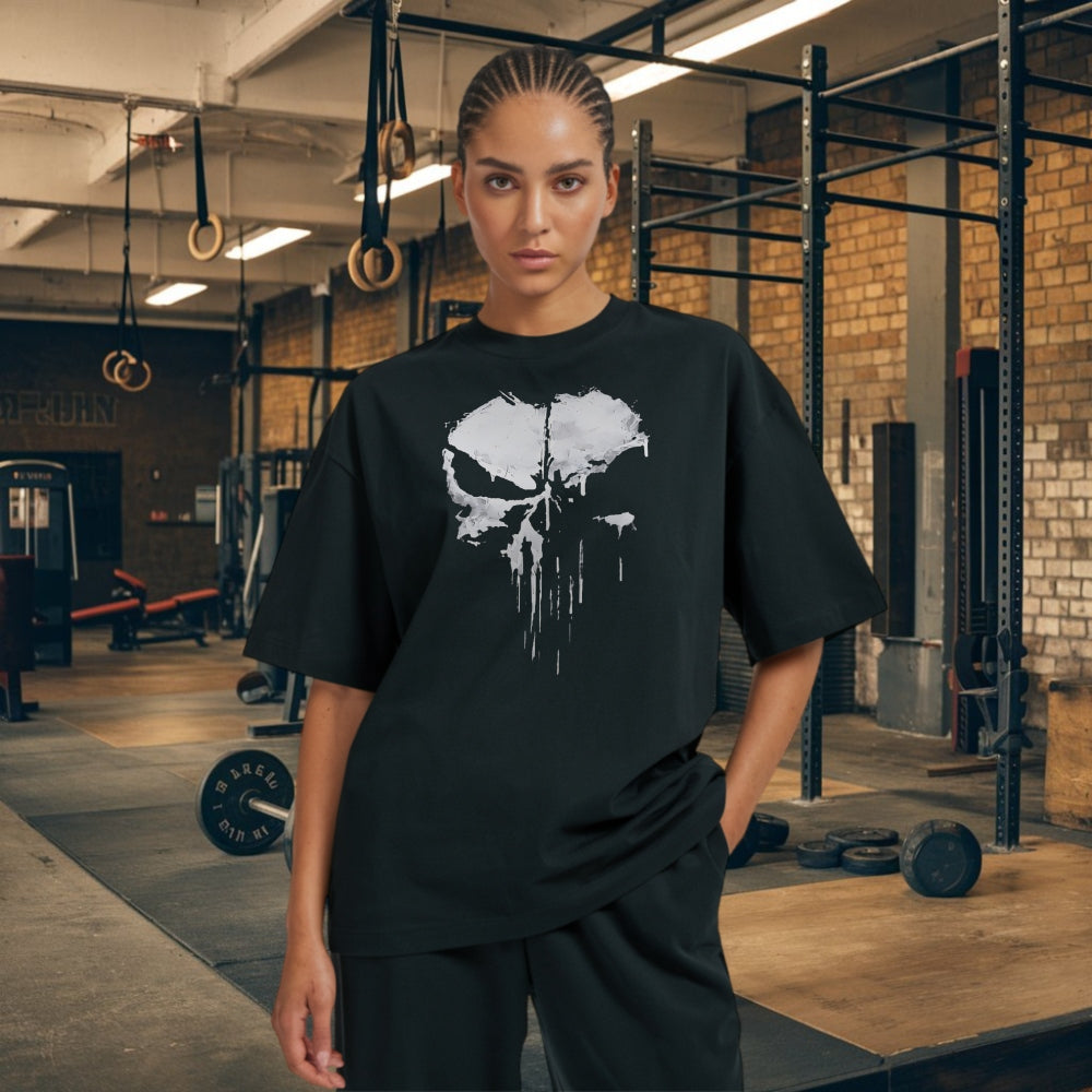 Punisher Skull Oversize Shirt