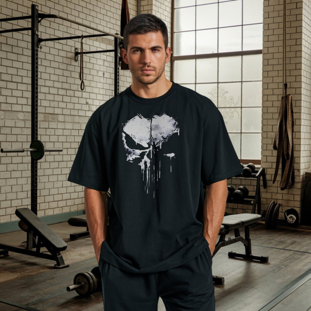 Punisher Skull Oversize Shirt
