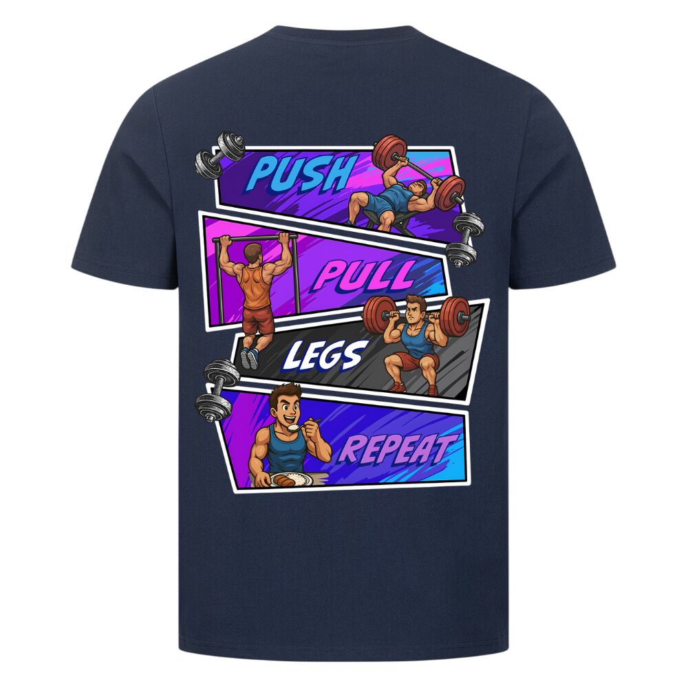 Push Pull Legs Repeat Shirt