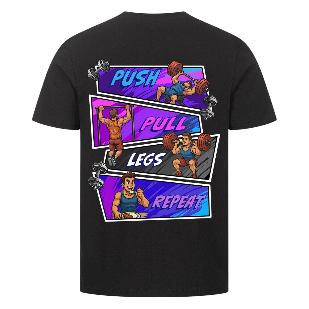 Push Pull Legs Repeat Shirt