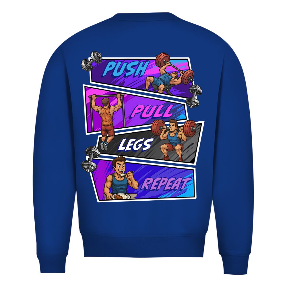 Push Pull Legs Repeat Sweatshirt