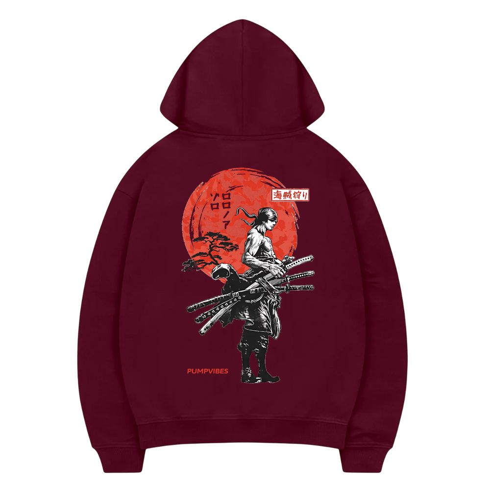Red Sun Zoro Hoodie