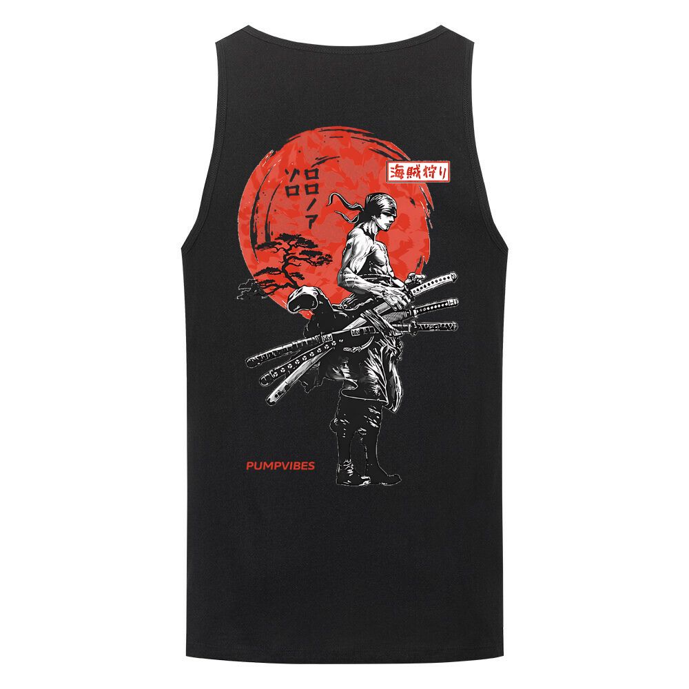 Red Sun Zoro Tank Top