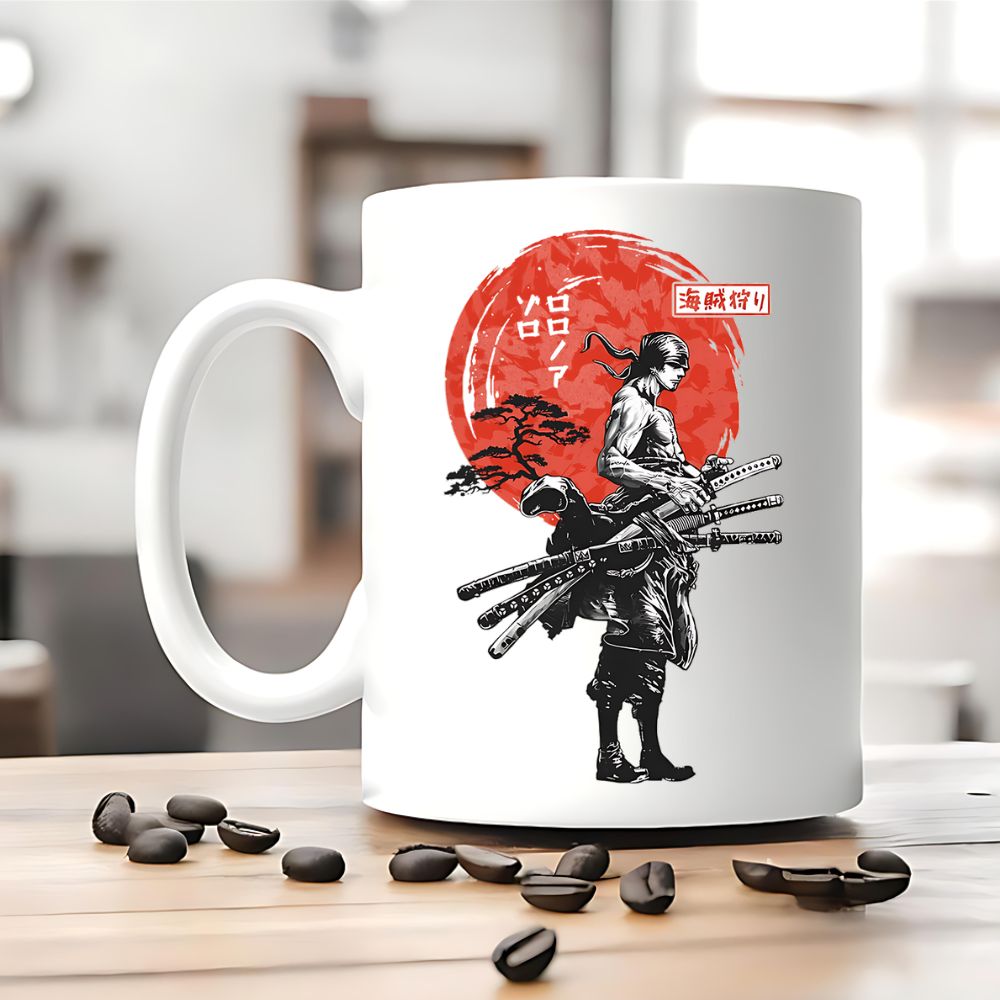 Red Sun Zoro Tasse