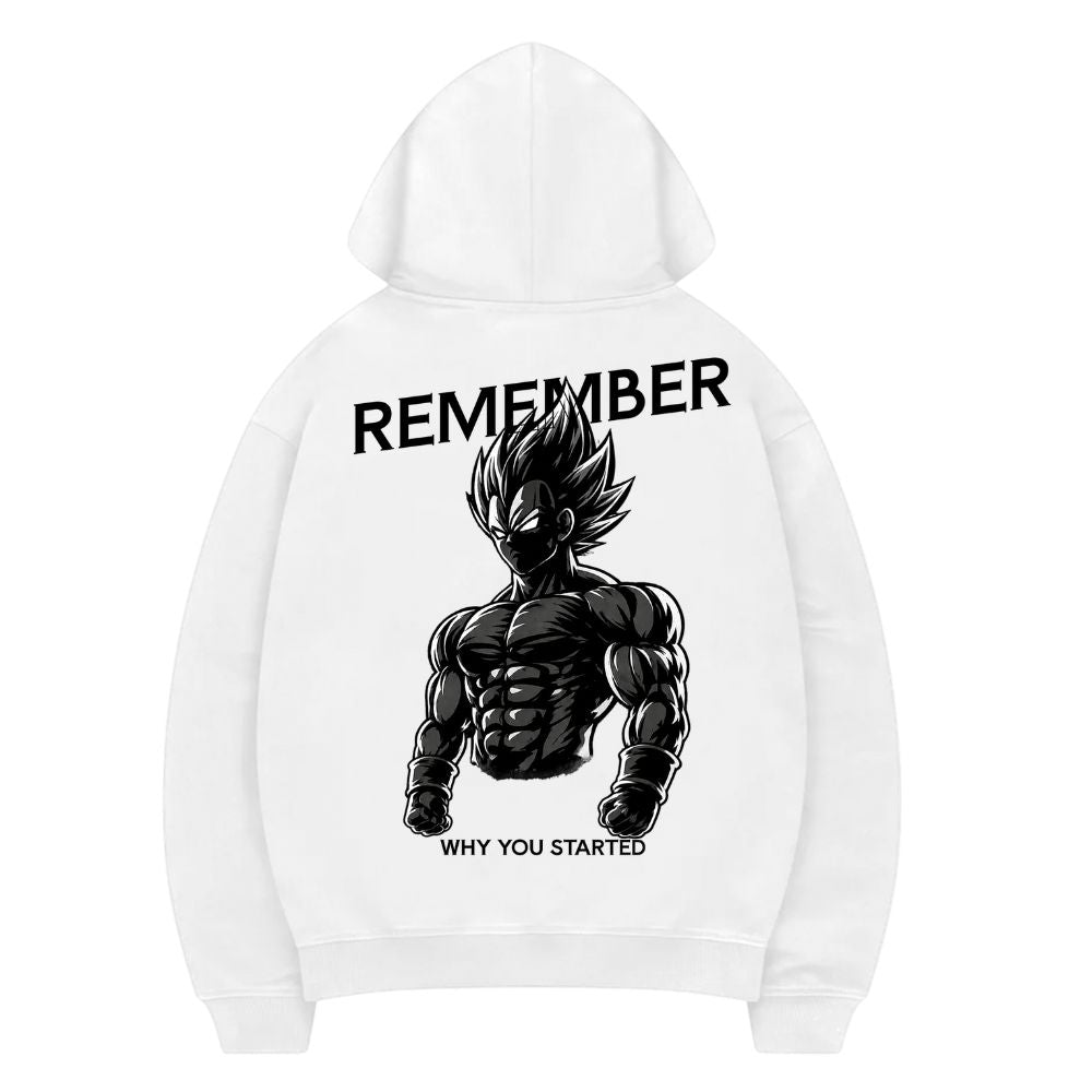 Remember Why You Started Vegeta Hoodie