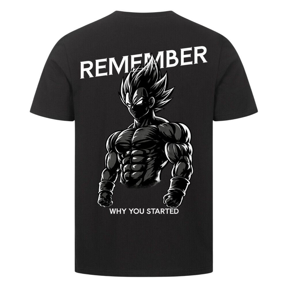 Remember Why You Started Vegeta Shirt
