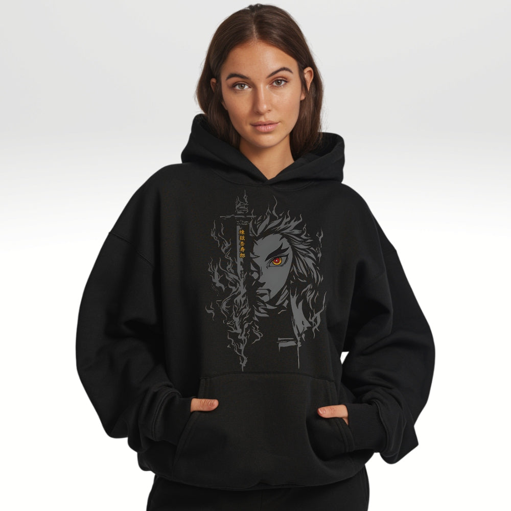 Rengoku Kyojuro Oversize Hoodie