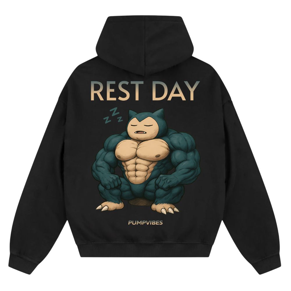 Rest Day Oversize Zipper Hoodie