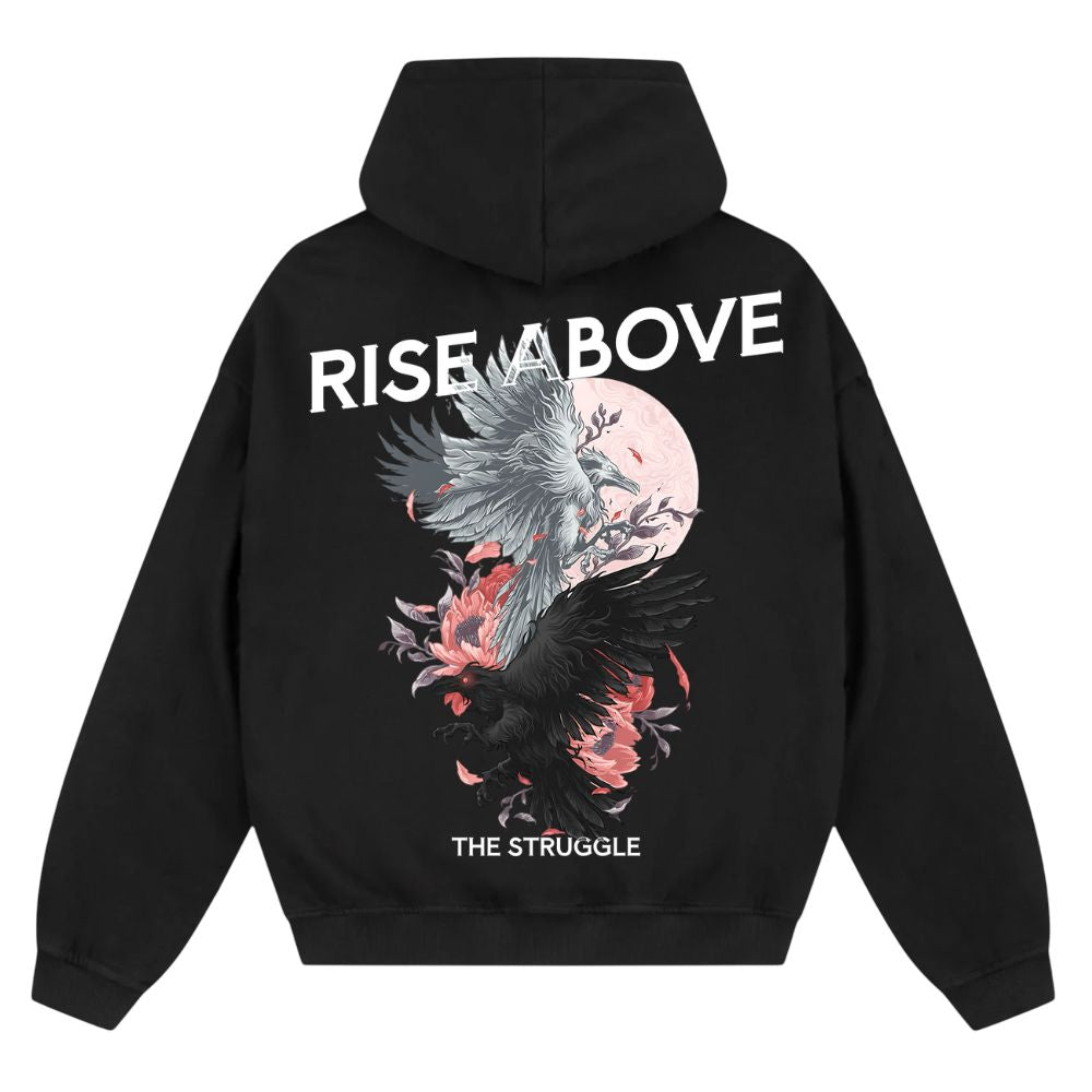 Rise Above Oversize Zipper Hoodie