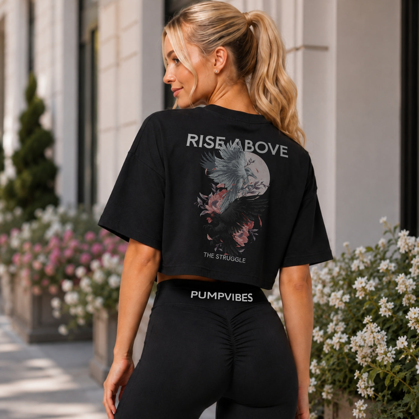 Rise Above Oversize Crop Top