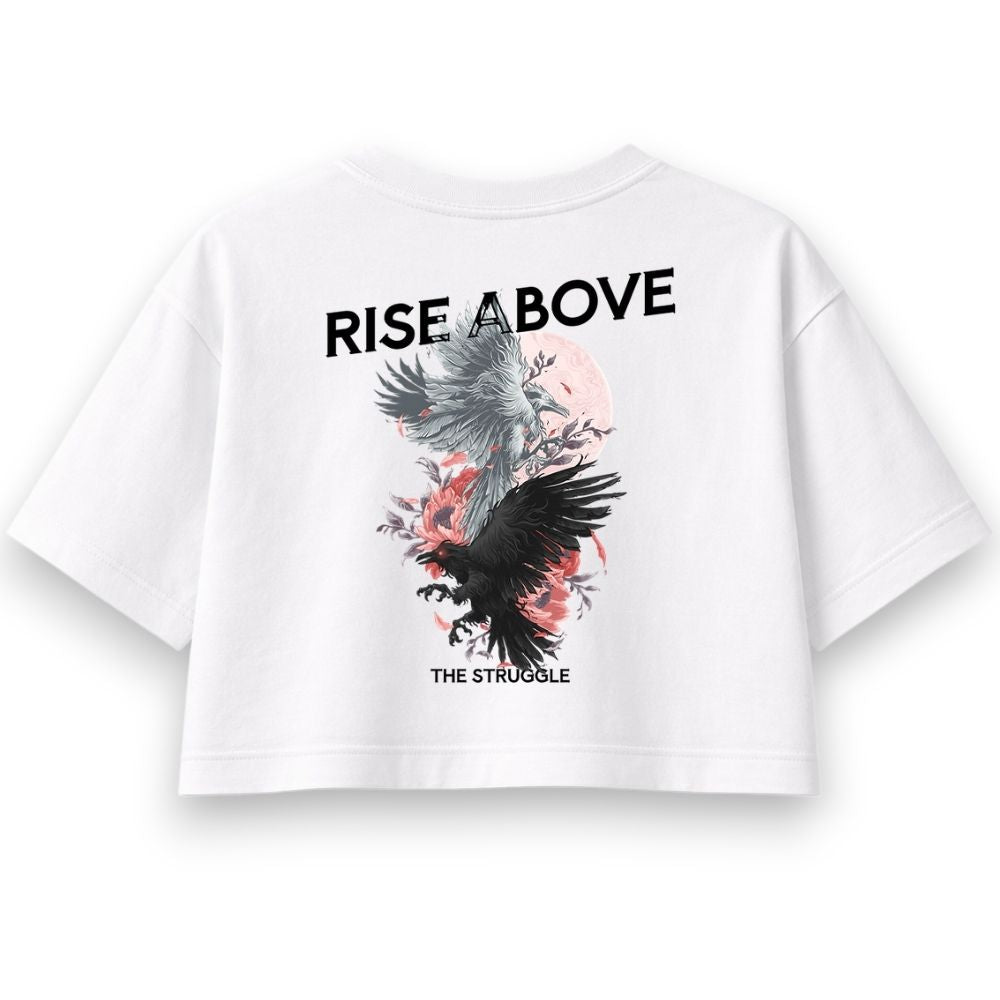 Rise Above Oversize Crop Top