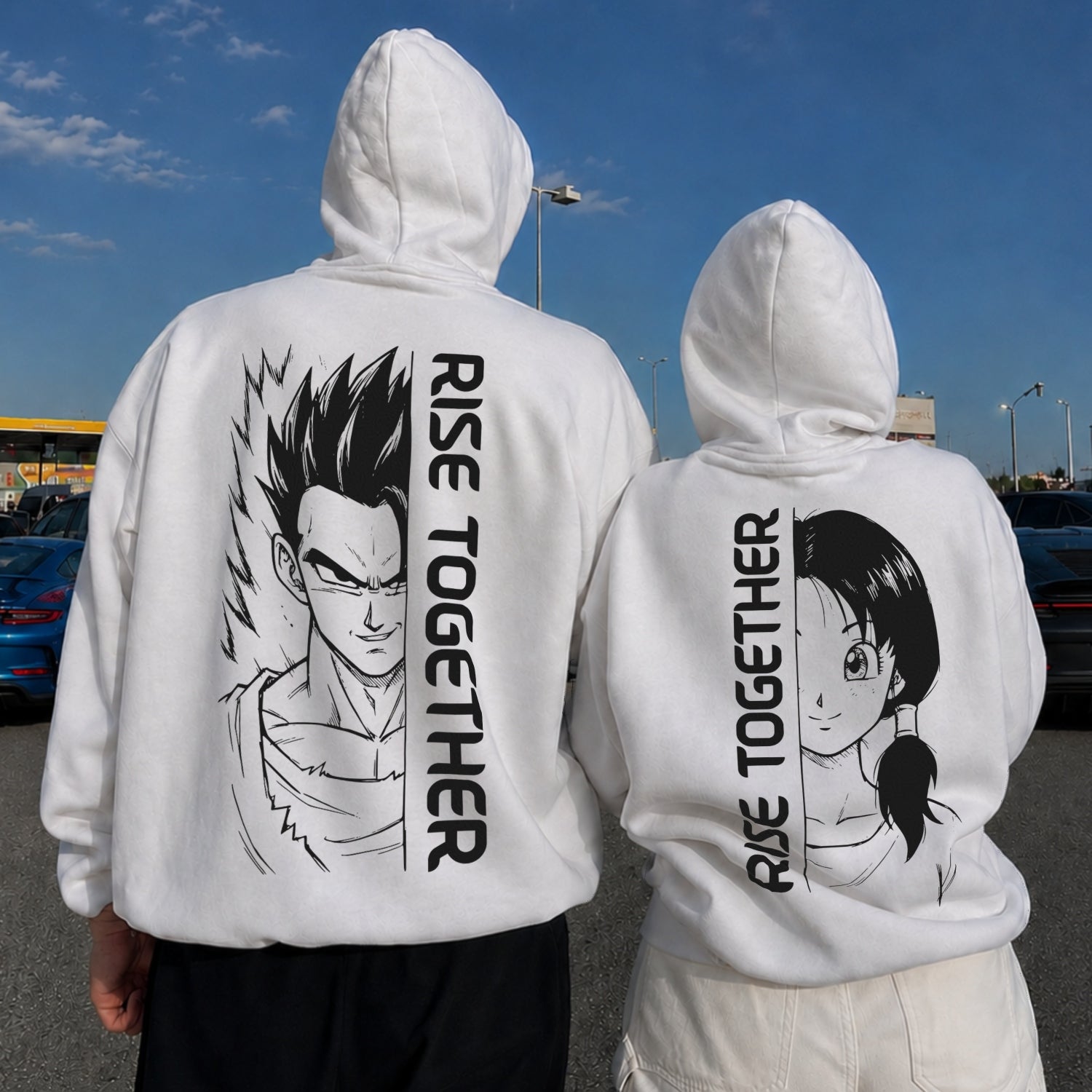 Rise Together Couple Hoodie